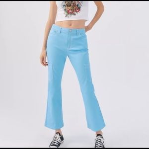 BDG Blue Cargo Pants Size 2 NWT